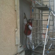 Sablage porche d'entrée