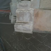 Sablage porche d'entrée